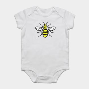 Manchester Worker Bee mosaic Baby Bodysuit